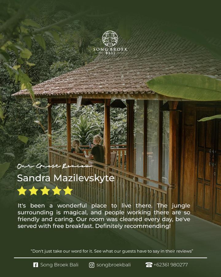 Hotel Song Broek Bali Payangan Exterior foto